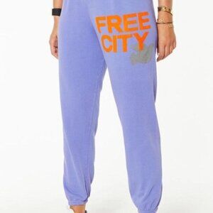 FREECITY PURPLE SWEATPANTS